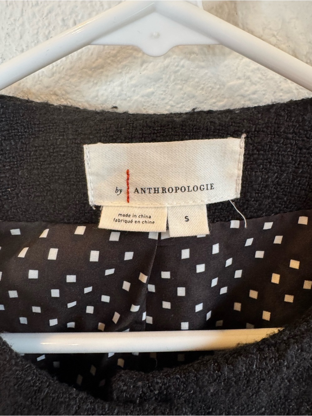 BY ANTHROPOLOGIE Tweed Patch Blazer - Picture 9 of 16